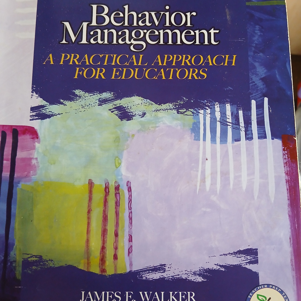 Behavior Management Book Cover